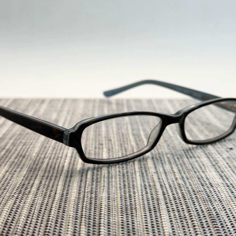 Caravelle Bulova Georgie Eyeglasses Tortoise Sky Blue Rectangular Frames 49-15